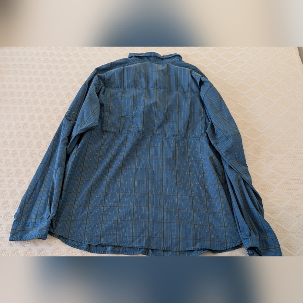 Blue Button-Up Shirt - Picture 3 of 3